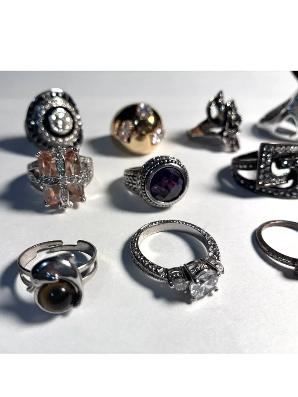 Lot of 12 Vintage Rings